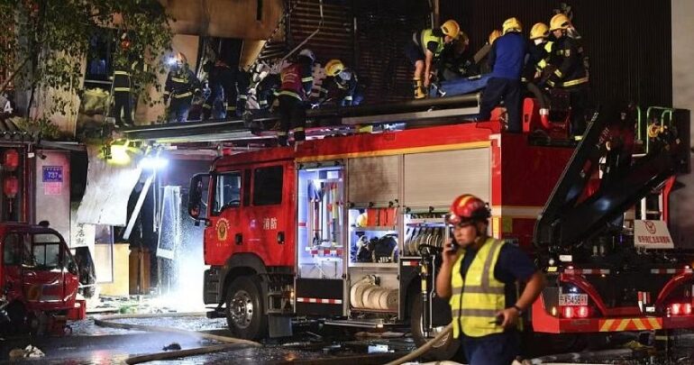 China barbecue restaurant gas explosion causes 31 fatalities.
